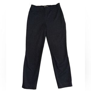 H&M Women's Houndstooth Black + Grey Highwaisted Trouser Pants - Size Medium